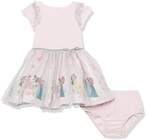 Pippa & Julie Baby Girls 'Size Disney Princess Tutu Dress & Matching Panty, 2 peças