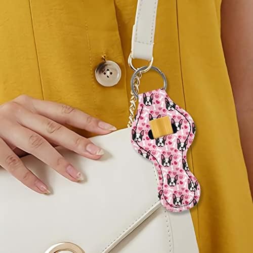 Seanative Balm Balm Holder Keychain Bag Chapstick Sleve Holder Travel Acessórios para mulheres