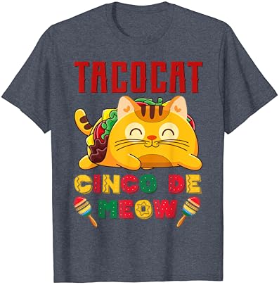 Cinco de Meow Taco Cat, camiseta mexicana Cinco de Mayo Cat Lovers