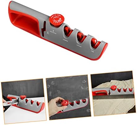 Luxshiny 4 faca apontador ferramentas de mão de açougueiro Ferramenta de afia a cozinha Faca ajustável de