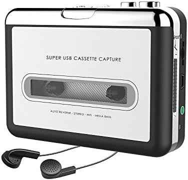 Converter de cassete USB para MP3 Capture Flatfin Audio Super USB Fita de cassete portátil para