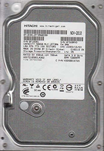 Hitachi Deskstar 7K1000.C 500GB SATA/300 7200RPM 16MB disco rígido
