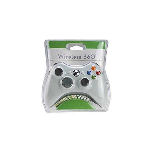 AGPTEK® 2,4GHz Wireless Replactment Gaming Controller para Xbox 360, branco