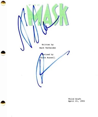 Peter Greene assinou autógrafo - The Mask Full Movie Script - Jim Carrey, Cameron Diaz, Zed - Pulp Fiction