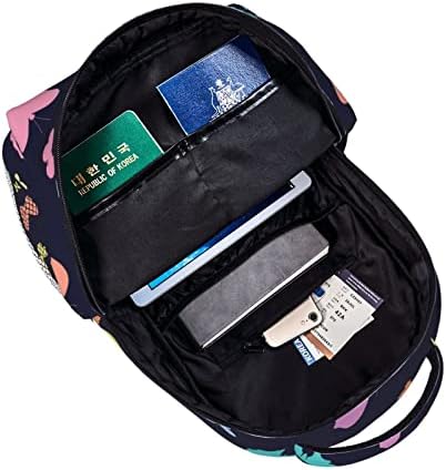 Afhyzy Butterfly Travel Laptop Backpack Women Bookbag Backpack da escola leve para garotas Backpack da faculdade