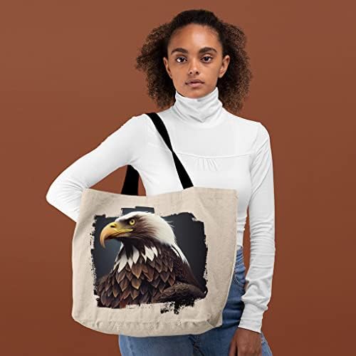 Sacola de sacola gráfica American Eagle - sacola de compras patriótica - sacola gráfica