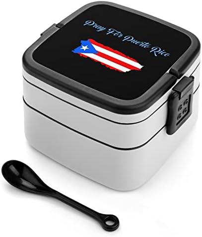 Ore por Porto Rico Double empilhável Bento Lunch Box Container para viagens de piqueniques no trabalho escolar