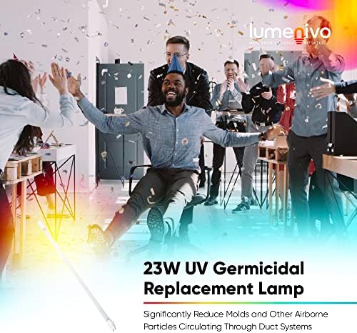 Lâmpada UV de reposição para UV-18, UV-18X, Campo controla o UV AIRE 46365402 Lâmpada UVC germicida