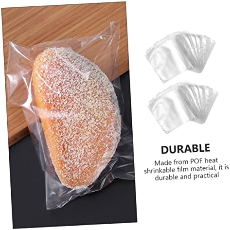 Magiclulu 200pcs filme de plástico encolhimento de sacos de embalagem para cestas de presente yule embrulhando papel sacos de embalagem transparentes
