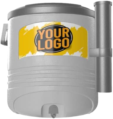 Dispensador de refrigerador de água personalizado | 5 ou 10 galões de jarro | Logotipo e cores personalizadas
