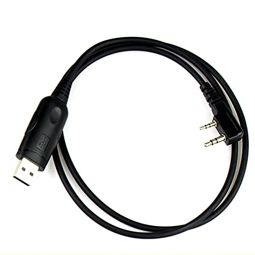 KSUN Universal K Cabeça Cabo de Cabão Escrevendo linha de frequência USB para DM10/UV78D/UV88D/UV3D/M6/RL30/P85,