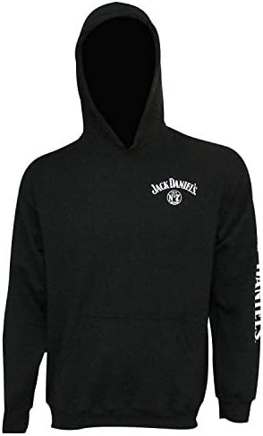 JACK DANIELS MEN's Daniel's No. 7 Label Graphic Hooded Sweatshirt