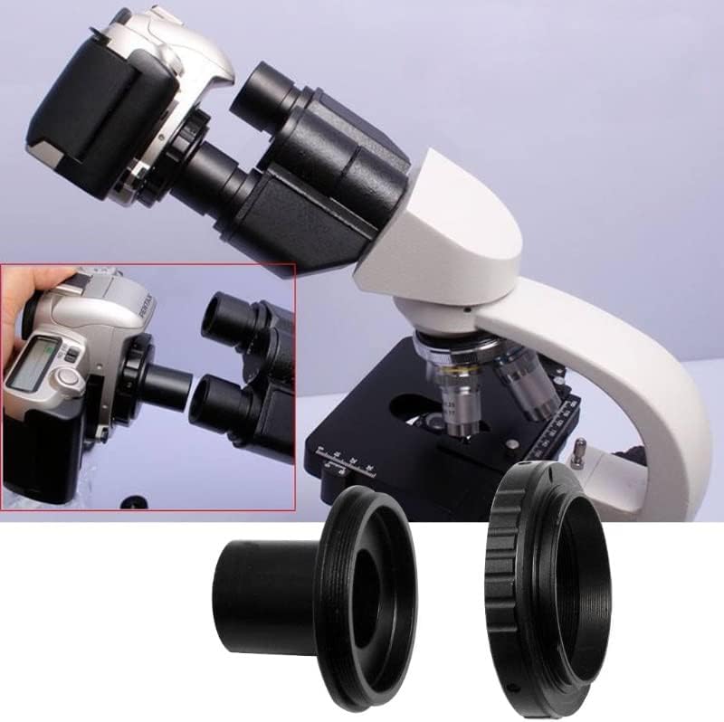 Riyibh Microscópio Acessórios para Microscópio Kit Slide Preparação Camer Adaptador de lentes de