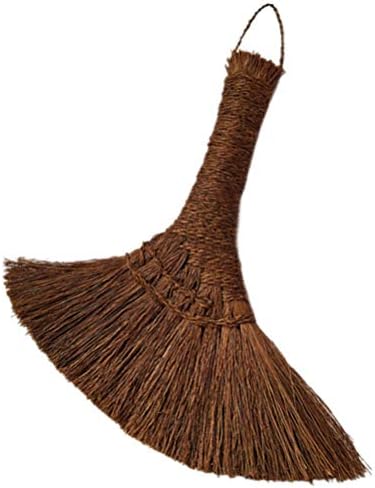 Pincel de poeira Besportble Pequena vassoura natural de limpeza de palmeira natural ferramenta