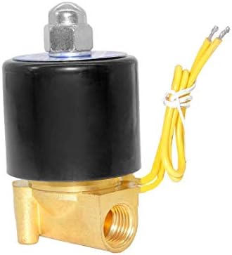 Válvula solenóide elétrica de bronze beduan, fluxo de controle da válvula de ar de 12V 1/4 normalmente fechado