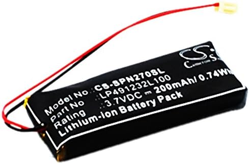 Substituição da bateria Yibudt 3.7V para PSP-N270G PSP-N270, LP491232L100
