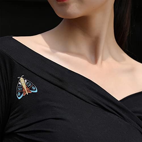 Personalidade criativa de borboleta gota de óleo broche de borboleta liga -texilheira com roupas