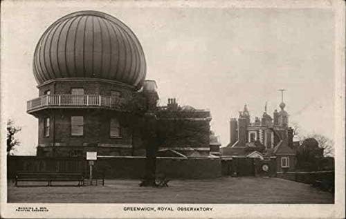Royal Observatory Greenwich, Inglaterra Original Antique Posta Cartão