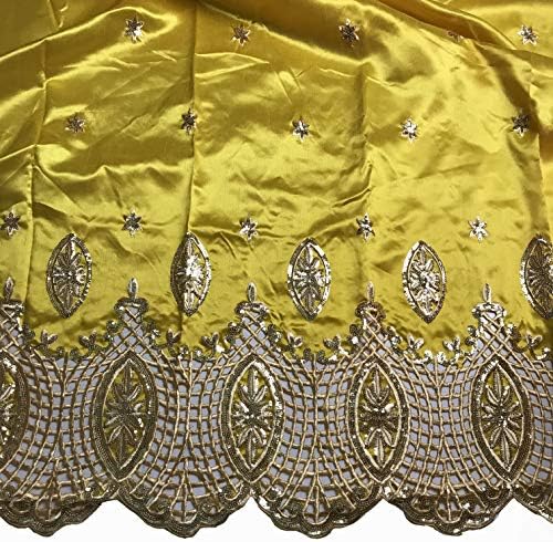Kerylili African George Lace Vestido de noiva para mulheres de lantejoula dourada de lantejoulas