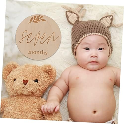 Angueradamente 14 PCs Baby Milomagem Babyboy Baby Gifts Milestone Cards for Baby Pictures Month Mês Blocos