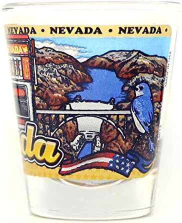 Glass de tiro envolvente do estado de Nevada