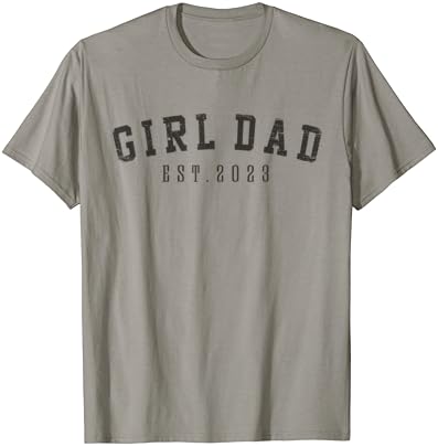 Mens menina pai est 2023 papai para ser presente do dia do pai nova t-shirt menina