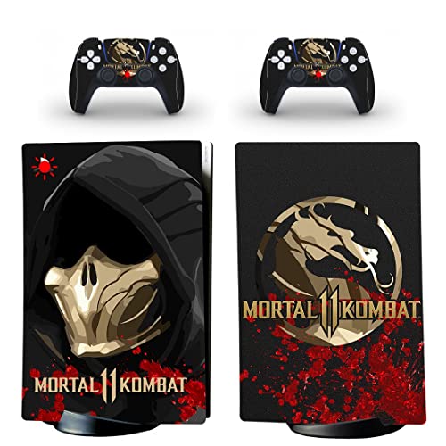 Jogo Mortal Best Ninja Kombat PS4 ou Ps5 Skin Skin para PlayStation 4 ou 5 Console e 2 Controllers Decal
