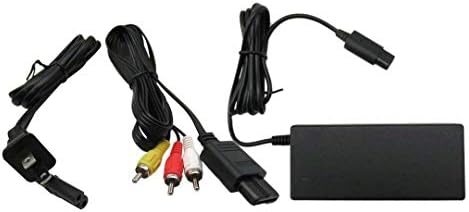 USONLINE911 12V 3.25A Adaptador de energia CA e cabo de cabo AV para Nintendo GameCube Novo lote de carregador