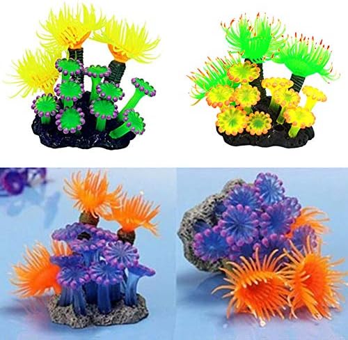 8qzjs1tg fabuloso aquário decorações de coral de coral decoração de planta artificial decoração de aquário tanque