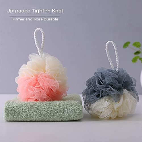Banho esponja de bucha de chuveiro, esponja de banho de banho ultra macia 6 PCS esponjas corpora