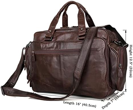 Liruxun Function Travel Bag Men Leather Bag Bag Busine