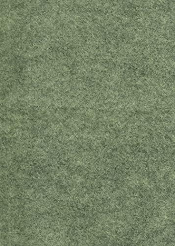 Floresta Encantada - Cheather Verde - Felcão de Lã Felta - Mistura de Lã de 35% - 1 36x36 polegada XXL Folha