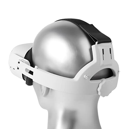 Bandeira da cabeça ajustável Damohony com acessórios de almofada na cabeça para o fone de ouvido Oculus Quest
