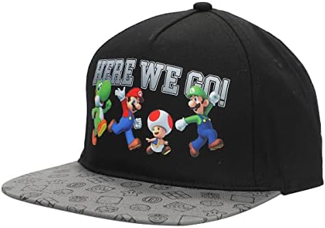 Super Mario Bros aqui vamos o chapéu preto do garoto