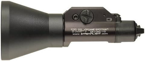 Streamlight 69228 TLR-1 150 lúmen Pontador de jogos e luz de armas de caça com LED verde e chaves de localização de trilhos para 1913 Rails picatinny, interruptor remoto e interruptor remoto, preto