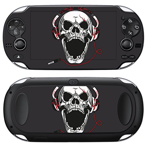 Sony PlayStation Vita Design Skin Screaming Sound Black adesivo de decalque para PlayStation Vita