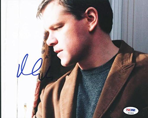 Matt Damon assinou autêntico 8x10 Foto autografado PSA/DNA P33964