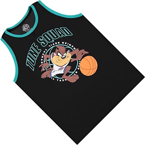 Space Jam Mens Classic Jersey - Tune Squad Monstars & Bugs Bunny Jersey 90 Mesh Tank Top Top