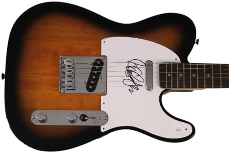 Gary Clark Jr assinou autógrafo em tamanho grande Telecaster Guitar Guitar W/James Spence JSA Autenticação