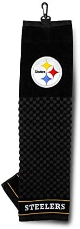 Toalha de golfe bordada na NFL de golfe da equipe, design de lavagem quadriculada, logotipo bordado