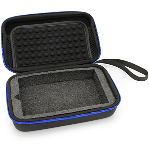 Casos de jogadores Casematix compatíveis com console de jogo portátil de bolso analógico, cartuchos de flash para jogos, cabo de carga e muito mais em espuma personalizada - apenas caso