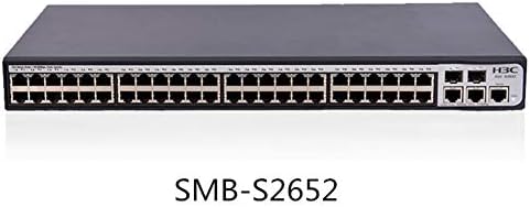 H3C SMB-S2652 Switch Ethernet 48 porta 100m Segurança Smart VLAN Mirroring Recurt Rack Switch Rack