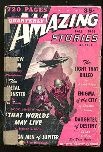 Histórias incríveis trimestralmente Pulp Fall1943-Edgar Rice Burroughs- P/FR