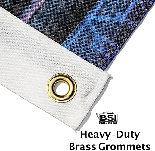 BSI Products, Inc. - Bandeira Clemson Tigers 3'x5 'com ilhós de bronze para serviços pesados ​​- futebol
