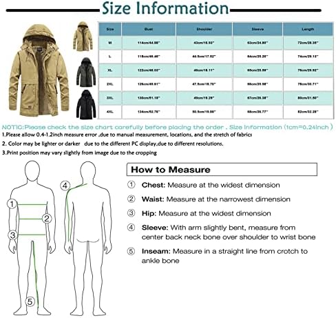 Jaquetas para homens homens com capuz de inverno masculino, com capuz de capa do vento, manga comprida