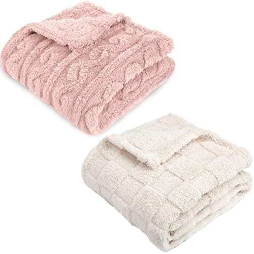 Cobertor de bebê Homritar para meninos ou meninas 3D cobertor fuzzy e lã 3D Fluffy Fuzzy Baby Plain com