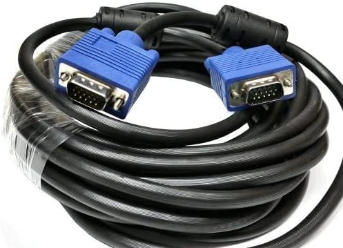Importor520 HD15 Male a Male VGA Video Cable para TV Monitor de computador