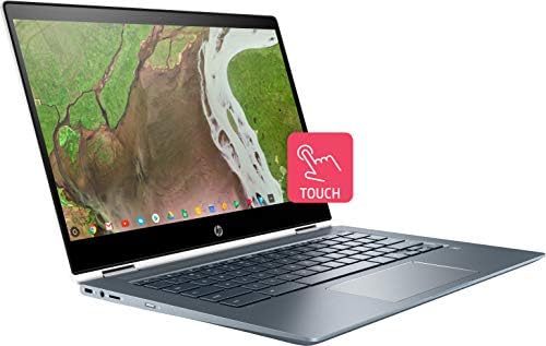 HP Chromebook X360 14-14 FHD Touch - Core i3-8130U - 8GB - 64 GB EMMC - branco e azul