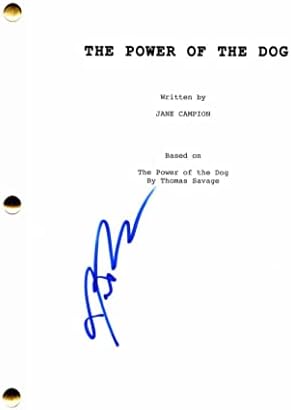 Jesse Plemons assinou autógrafo O poder do cão Script completo - dirigido por Jane Campion, estrelado