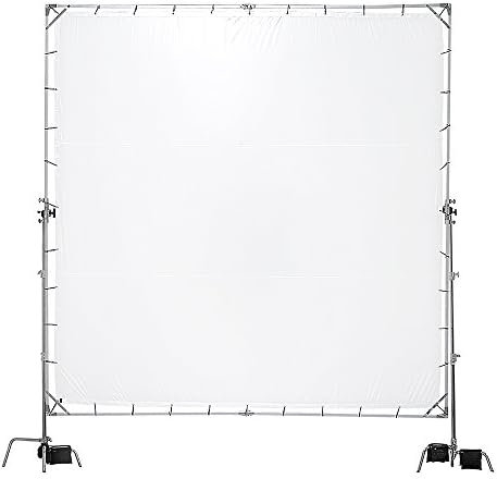 Pro Studio Solutions Giant 12 x 12ft Sun Scrim - Kit de difusão de quadros dobráveis ​​com bolsa de transporte